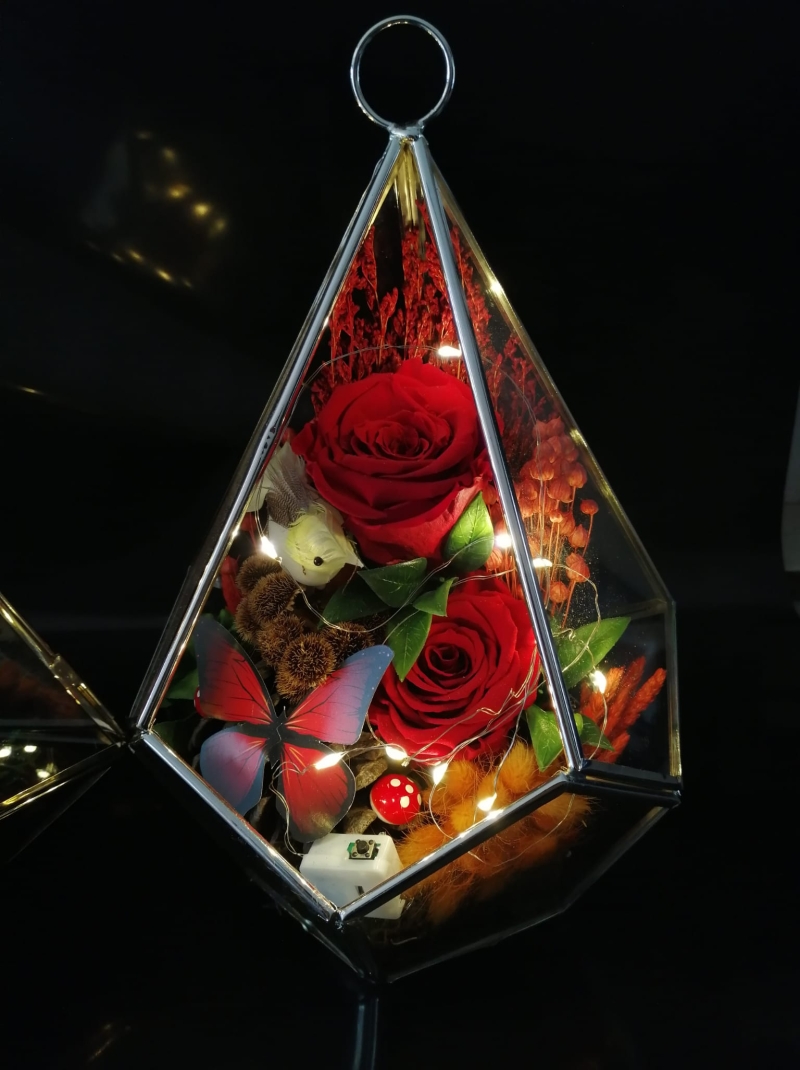 Prizma solmayan gül 