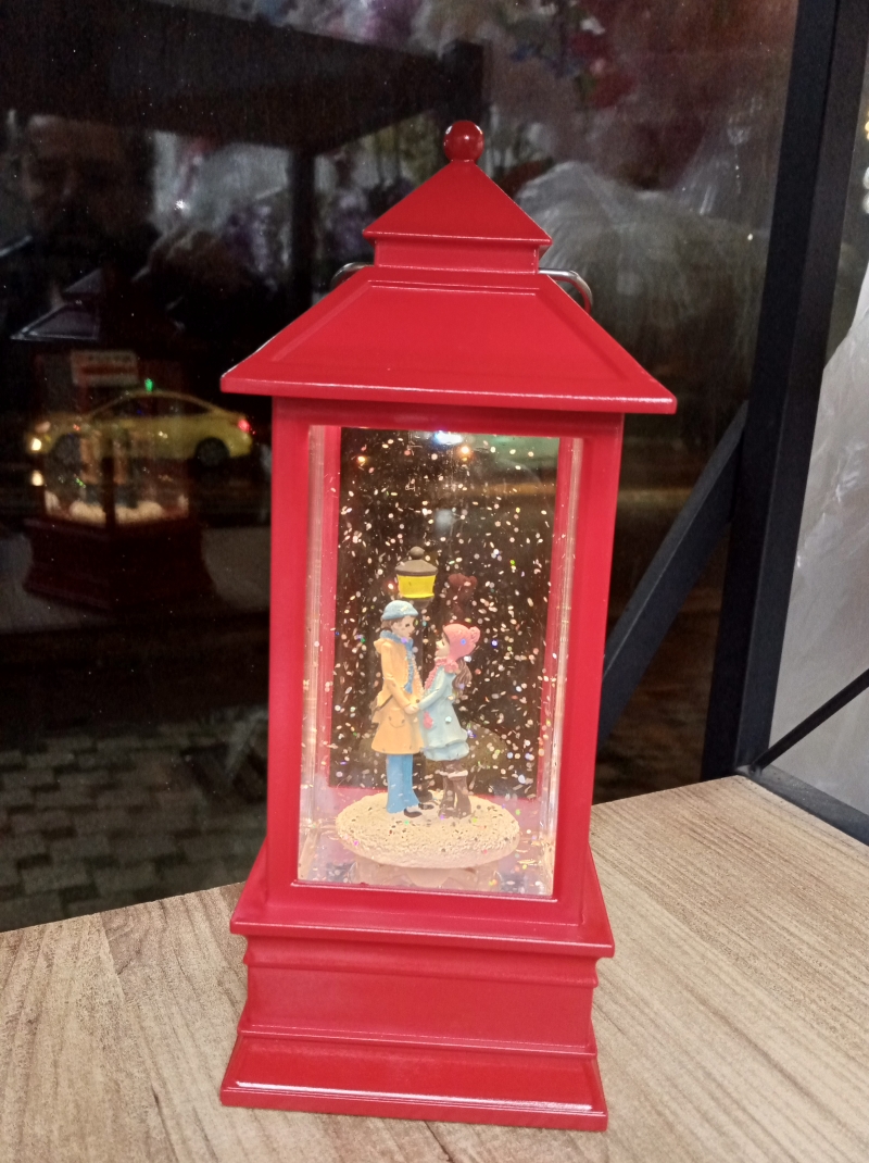 Işıklı ve müzikli devir dayimli  Otantik kâr küresi 