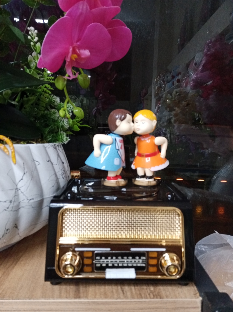 Radyo görünümlü müzik kutusu