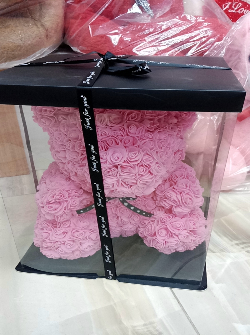 Özel tasarım Işıklı köpük gül ayıcık 